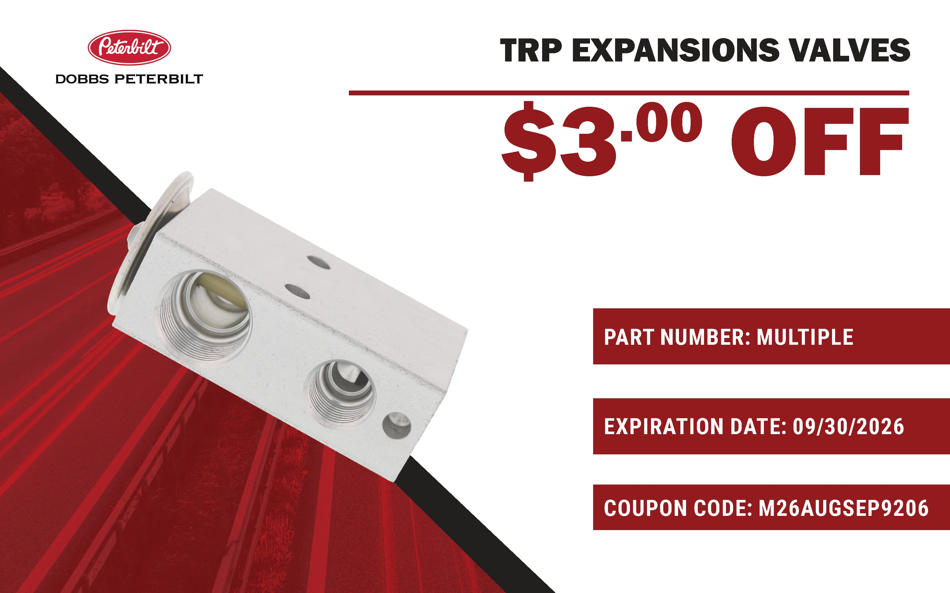 trp expansion valves